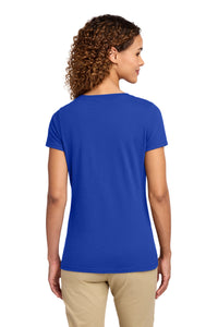 Port & Co Women's Fan Favorite V-Neck Tee - True Royal Back