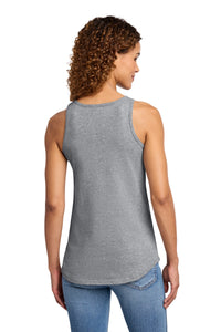 Port & Co Women's Core Cotton Tank Top - Athletic Heather Back