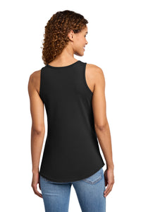 Port & Co Women's Core Cotton Tank Top - Jet Black Back