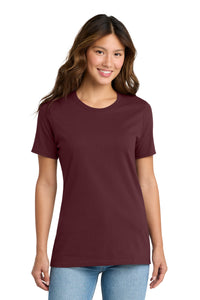 Port & Co Women's Core Cotton Tee - Athletic Maroon