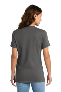 Port & Co Women's Core Cotton Tee - Charcoal Back