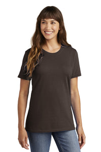 Port & Co Women's Core Cotton Tee - Dark Chocolate Brown