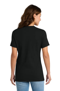 Port & Co Women's Core Cotton Tee - Jet Black Back