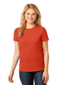 Port & Co Women's Core Cotton Tee - Orange