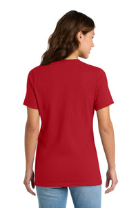 Port & Co Women's Core Cotton Tee - Red Back