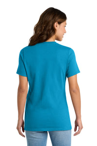 Port & Co Women's Core Cotton Tee - Sapphire Back