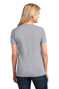 Port & Co Women's Core Cotton Tee - Silver Back