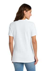 Port & Co Women's Core Cotton Tee - White Back