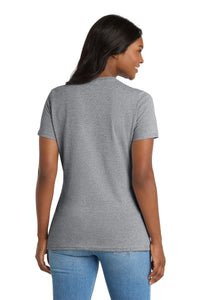 Port & Co Women's Core Blend Tee - Athletic Heather Back