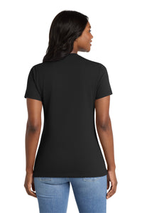 Port & Co Women's Core Blend Tee - Jet Black Back
