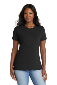 Port & Co Women's Core Blend Tee - Jet Black