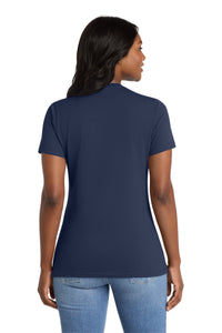 Port & Co Women's Core Blend Tee - Navy Back