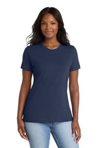 Port & Co Women's Core Blend Tee - Navy