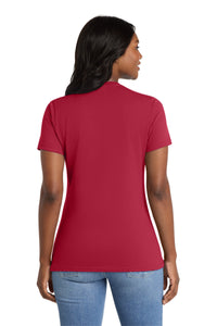 Port & Co Women's Core Blend Tee - Red Back