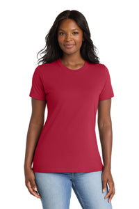 Port & Co Women's Core Blend Tee - Red
