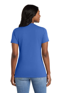 Port & Co Women's Core Blend Tee - Royal Back