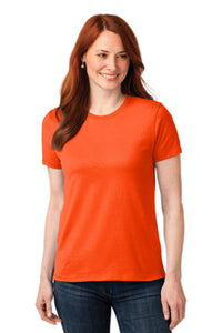Port & Co Women's Core Blend Tee - Safety Orange