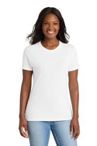 Port & Co Women's Core Blend Tee - White