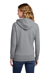 Port & Co Women's Core Fleece Full-Zip Hooded Sweatshirt - Athletic Heather Back