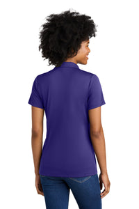Sport-Tek Women's Competitor United Polo LST104 - Purple/ White Back