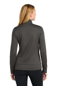 Sport-Tek Women's Sport-Wick Fleece Full-Zip Jacket - Iron Grey Back