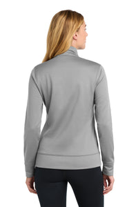 Sport-Tek Women's Sport-Wick Fleece Full-Zip Jacket - Silver Back