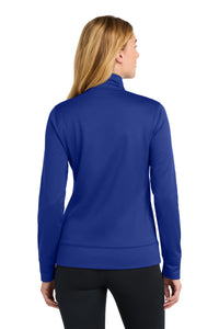 Sport-Tek Women's Sport-Wick Fleece Full-Zip Jacket - True Royal Back