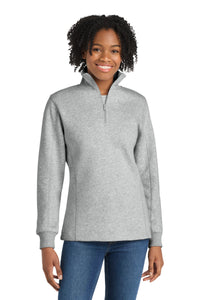 Sport-Tek Women's 1/4-Zip Sweatshirt - Athletic Heather