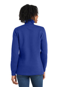 Sport-Tek Women's 1/4-Zip Sweatshirt - True Royal Back