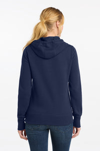 Sport-Tek Women's Pullover Hooded Sweatshirt - True Navy Back