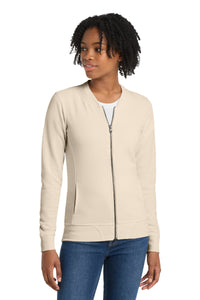 Sport-Tek  Women's Lightweight French Terry Bomber LST274 - Ecru
