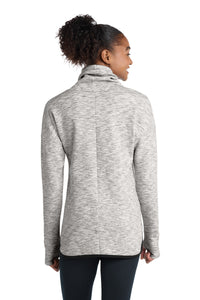 Sport-Tek Women's Triumph Cowl Neck Pullover LST280 - Athletic Heather Back
