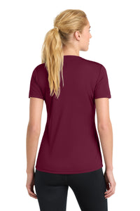 Sport-Tek Women's PosiCharge Competitor Tee - Cardinal Back