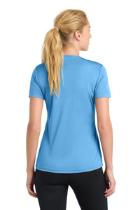 Sport-Tek Women's PosiCharge Competitor Tee - Carolina Blue Back