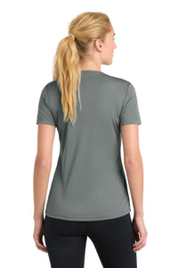 Sport-Tek Women's PosiCharge Competitor Tee - Grey Concrete Back