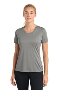 Sport-Tek Women's PosiCharge Competitor Tee - Grey Concrete Heather