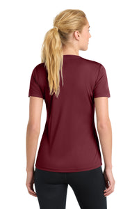 Sport-Tek Women's PosiCharge Competitor Tee - Maroon Back