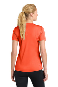Sport-Tek Women's PosiCharge Competitor Tee - Neon Orange Back