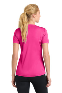 Sport-Tek Women's PosiCharge Competitor Tee - Neon Pink Back