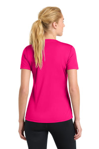 Sport-Tek Women's PosiCharge Competitor Tee - Pink Raspberry Back