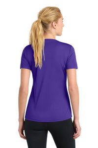 Sport-Tek Women's PosiCharge Competitor Tee - Purple Back