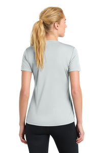 Sport-Tek Women's PosiCharge Competitor Tee - Silver Back