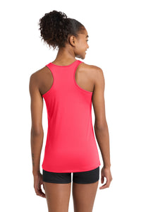 Sport-Tek Women's PosiCharge Competitor Racerback Tank - Hot Coral Back