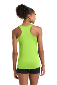 Sport-Tek Women's PosiCharge Competitor Racerback Tank - Lime Shock Back