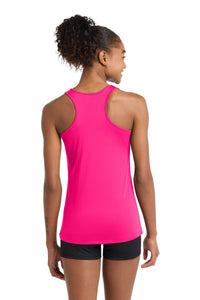 Sport-Tek Women's PosiCharge Competitor Racerback Tank - Neon Pink Back