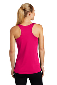 Sport-Tek Women's PosiCharge Competitor Racerback Tank - Pink Raspberry Back