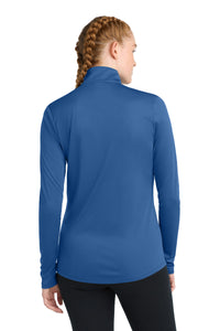 Sport-Tek Women's PosiCharge Competitor 1/4-Zip Pullover - Royal Back