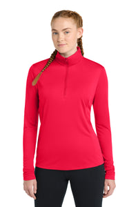 Sport-Tek Women's PosiCharge Competitor 1/4-Zip Pullover - True Red