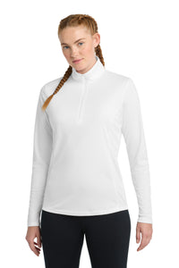 Sport-Tek Women's PosiCharge Competitor 1/4-Zip Pullover - White