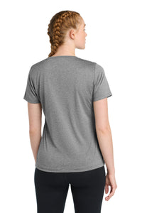 Sport-Tek Women's Heather Contender Scoop Neck Tee - Vintage Heather Back